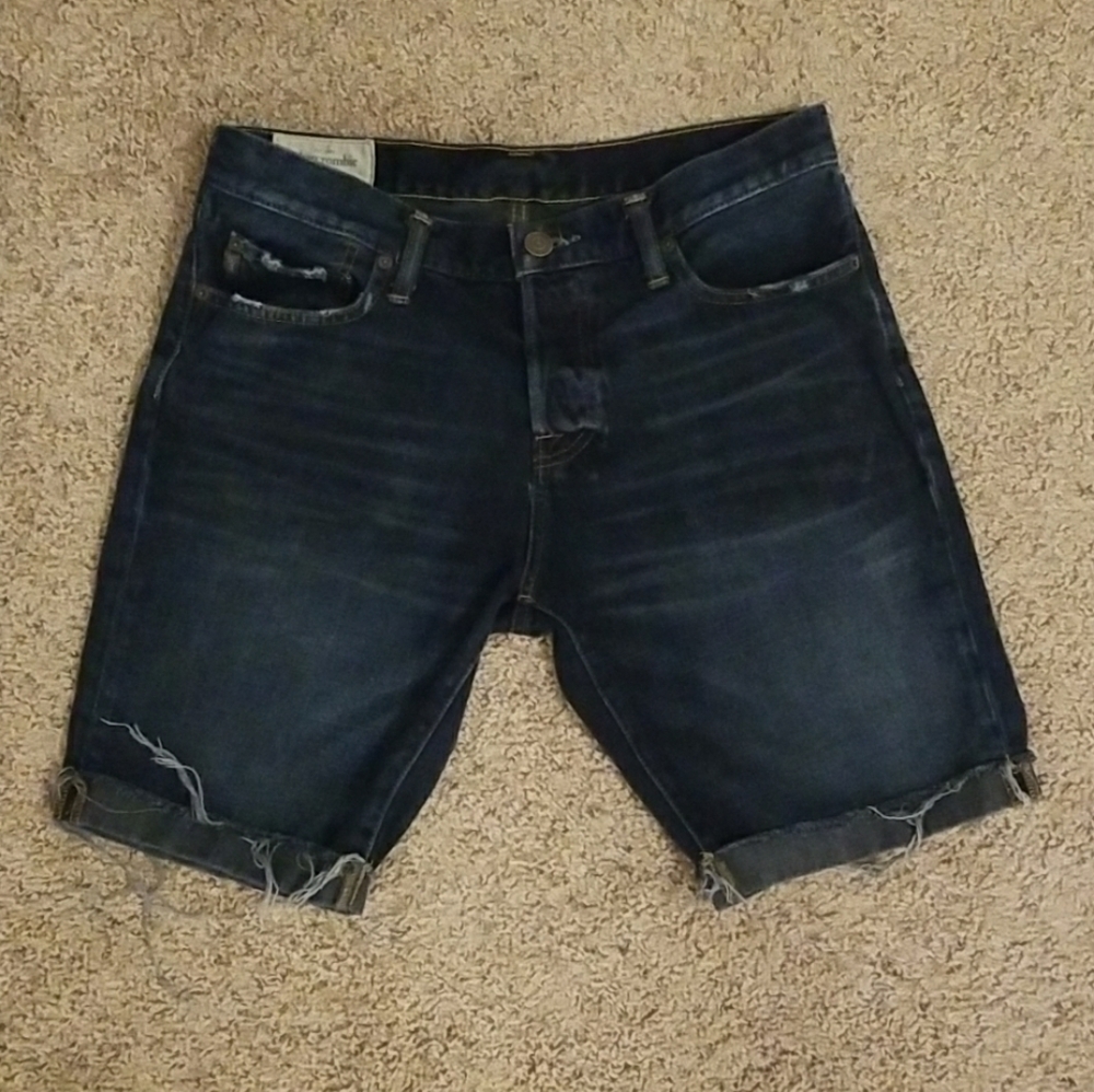 Abercrombie Men's Jean Shorts, Size 32